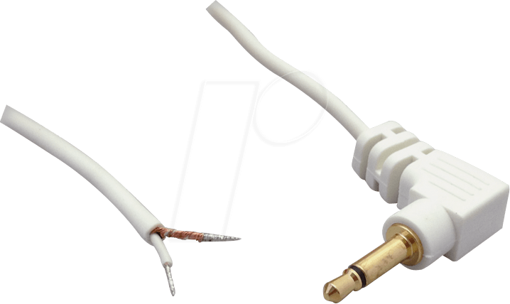 NFKE MW 35WG - NF-Kabel, 3,5 mm Mono Klinkenstecker, winkel, 1,8 m, 2-pol