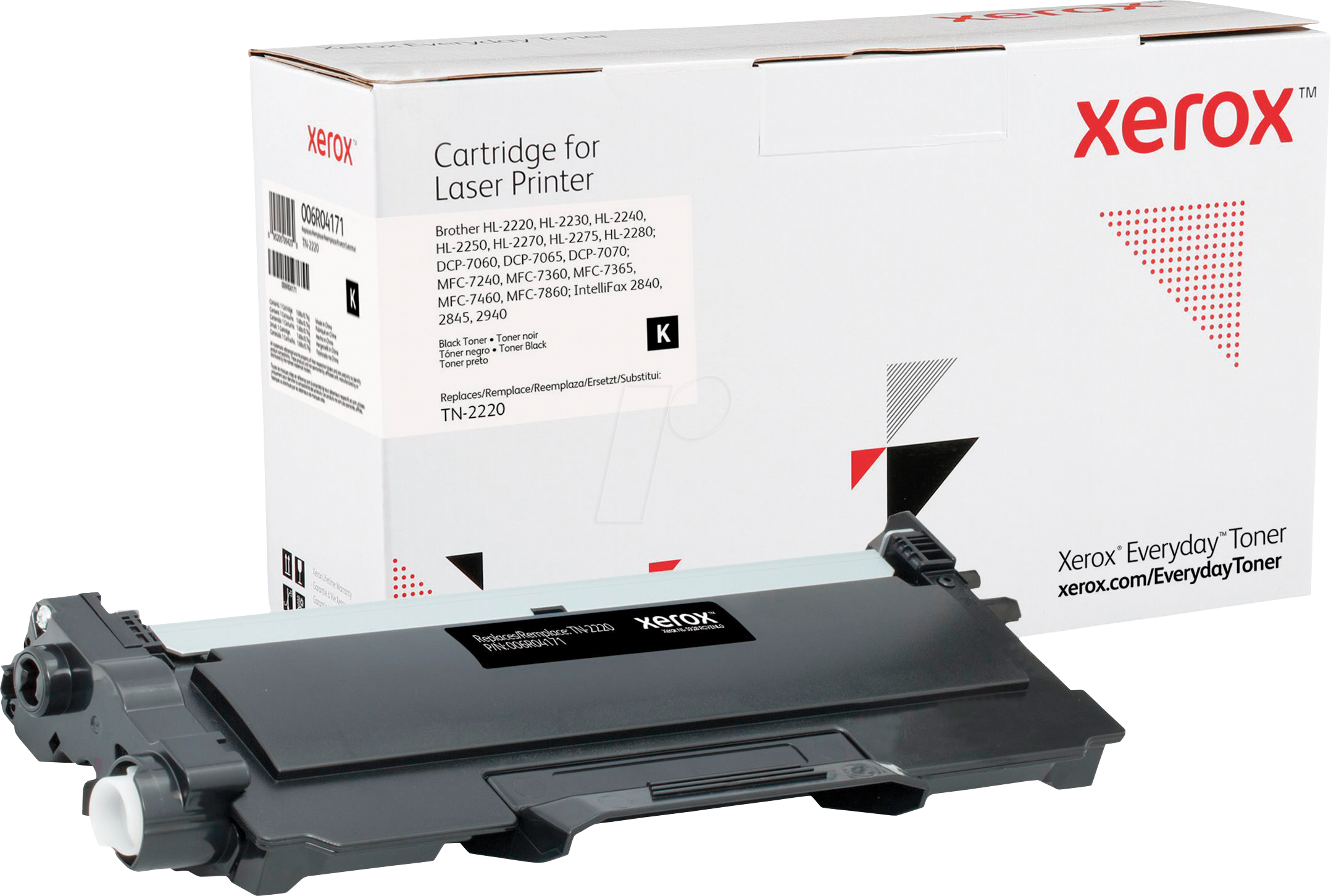XEROX 006R04171 - Toner, Brother, schwarz, TN-2220, rebuilt