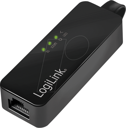 LOGILINK UA0184A - Netzwerkkarte, USB 3.0, Gigabit Ethernet, 1x RJ45