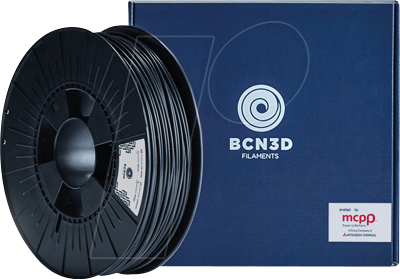 BCN3D 14142 - Filament, PETG, schwarz, 2,85 mm, 750 g