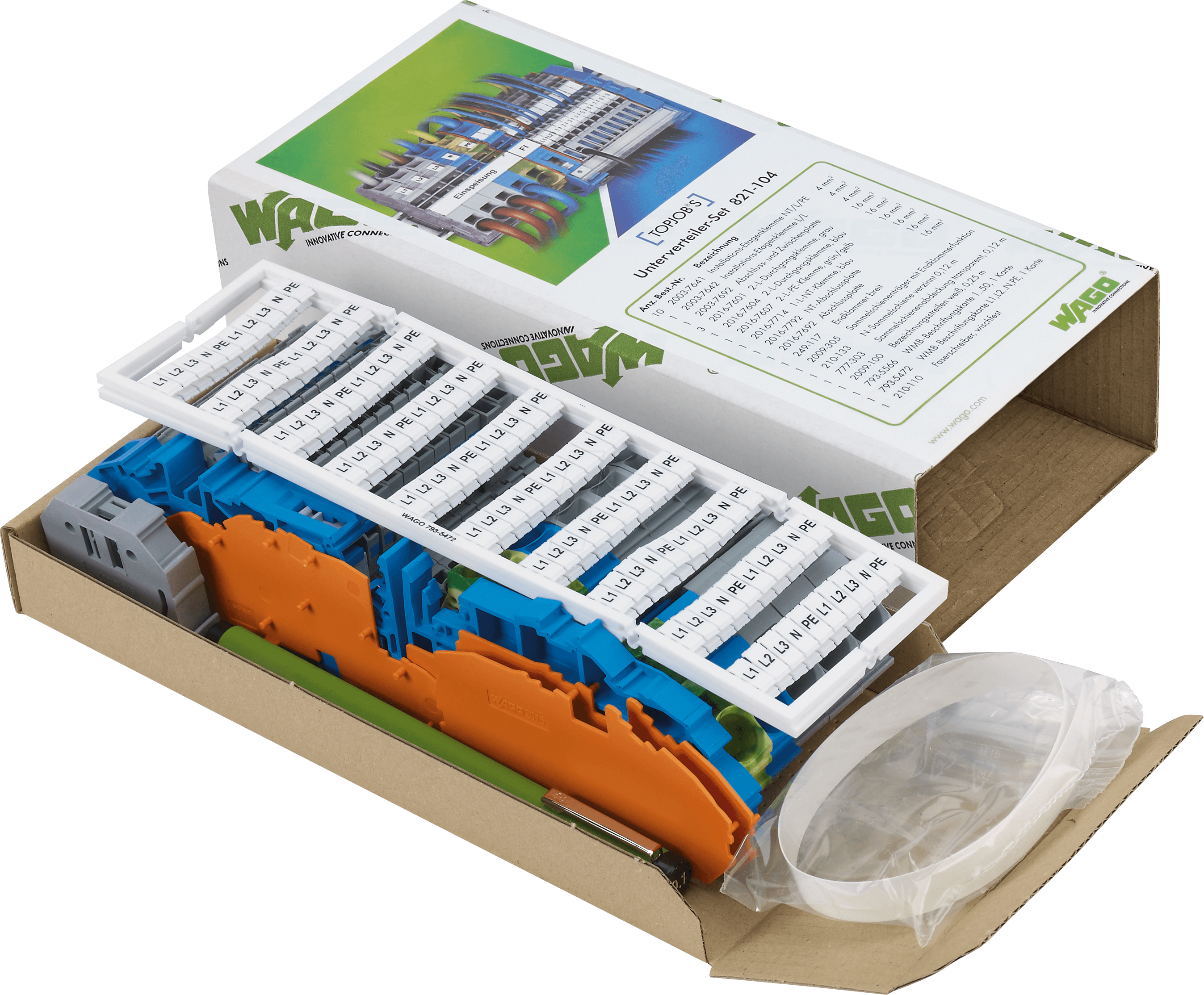 WAGO 821-104 - Unterverteiler-Set