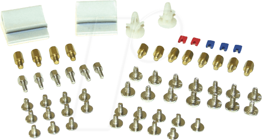 INL 77778 - Schraubenset mit Jumper, Klebeklipp etc.