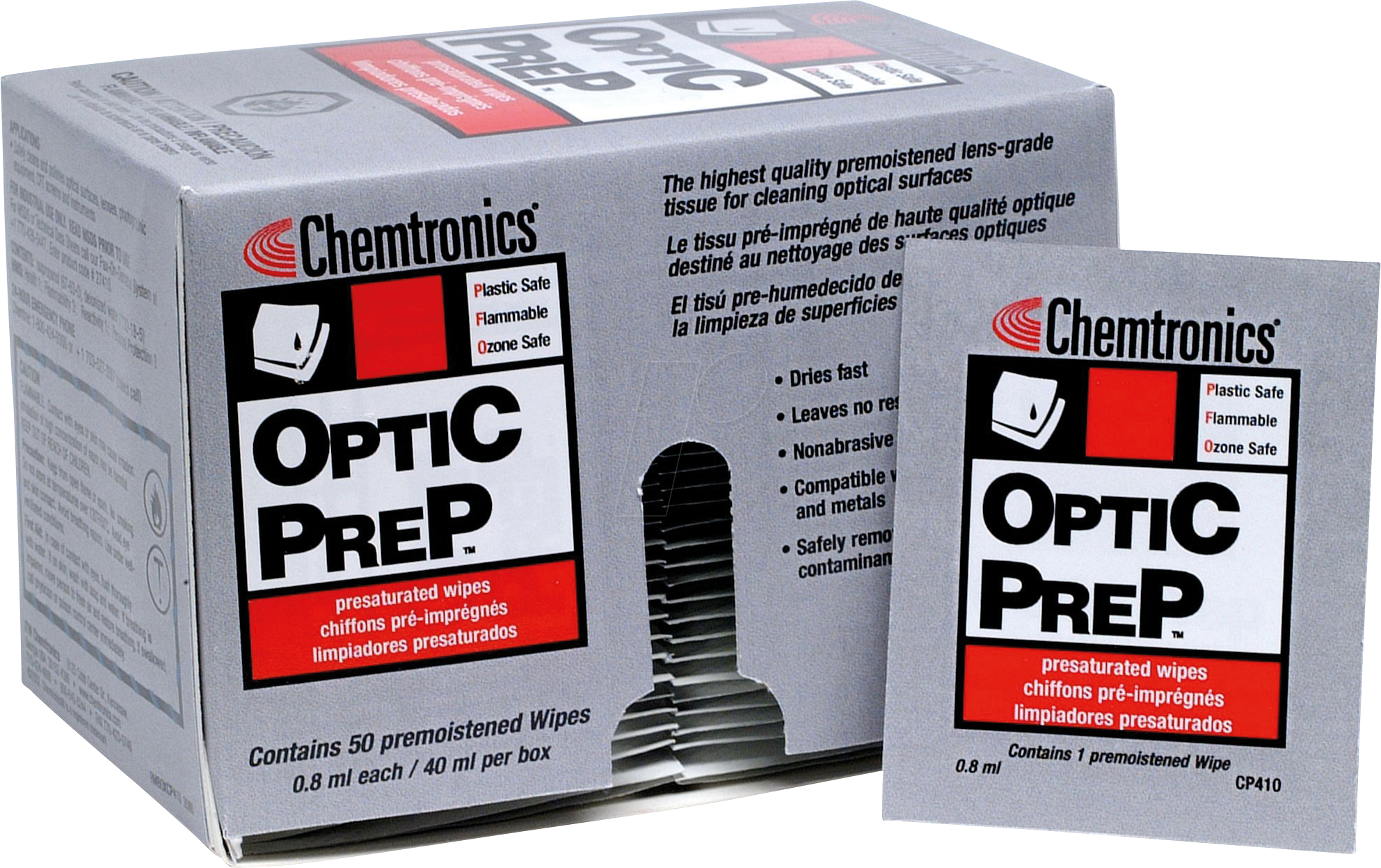 CHEM CP410 - Reinigungstücher, vorbefeuchtet