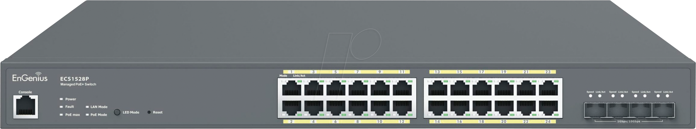 EG ECS1528P - Switch, 28-Port, PoE+, SFP+