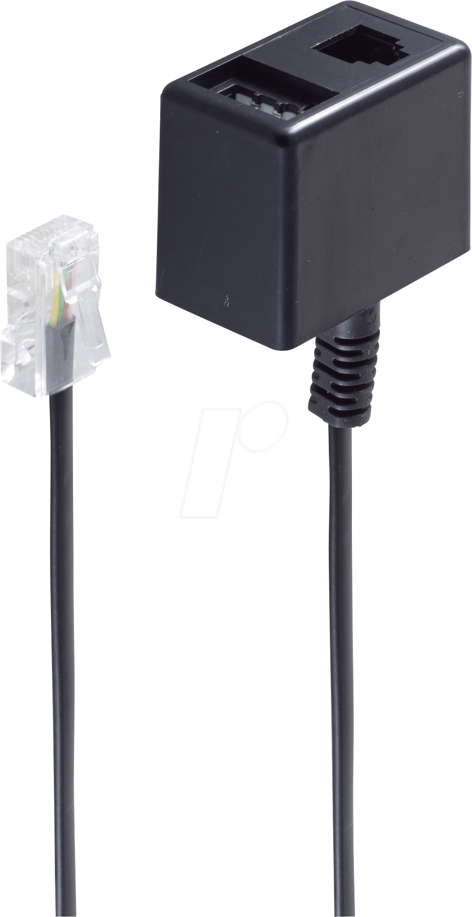 SHVP BS71270-8 - Western-Stecker 8/4 > TAE N- / Western-Buchse 6/4, 0,15m