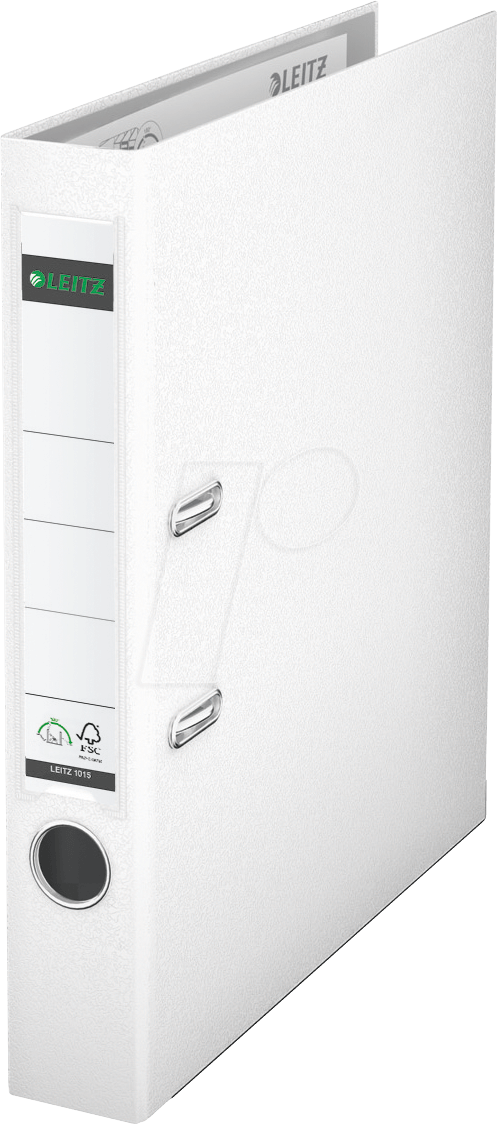 LEITZ 10155001 - Qualitäts-Ordner PP 180°, A4, 50 mm, weiß