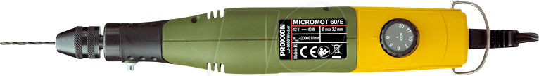 PROXXON 28512 - Bohr- und Fräsgerät, MICROMOT, 60/EF, 40 W