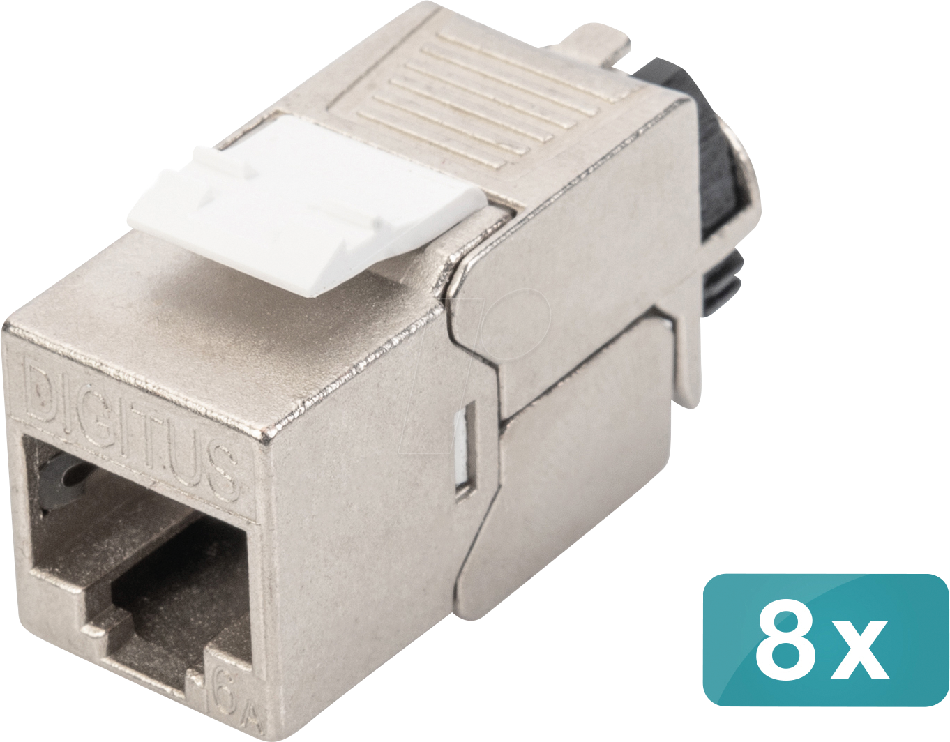 DIGI DN-93617-8 - Cat.6a Keystone Modul, geschirmt, 8 Stück