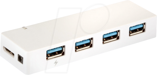 EFB EB3101 - USB 3.0 4-Port Hub, weiß