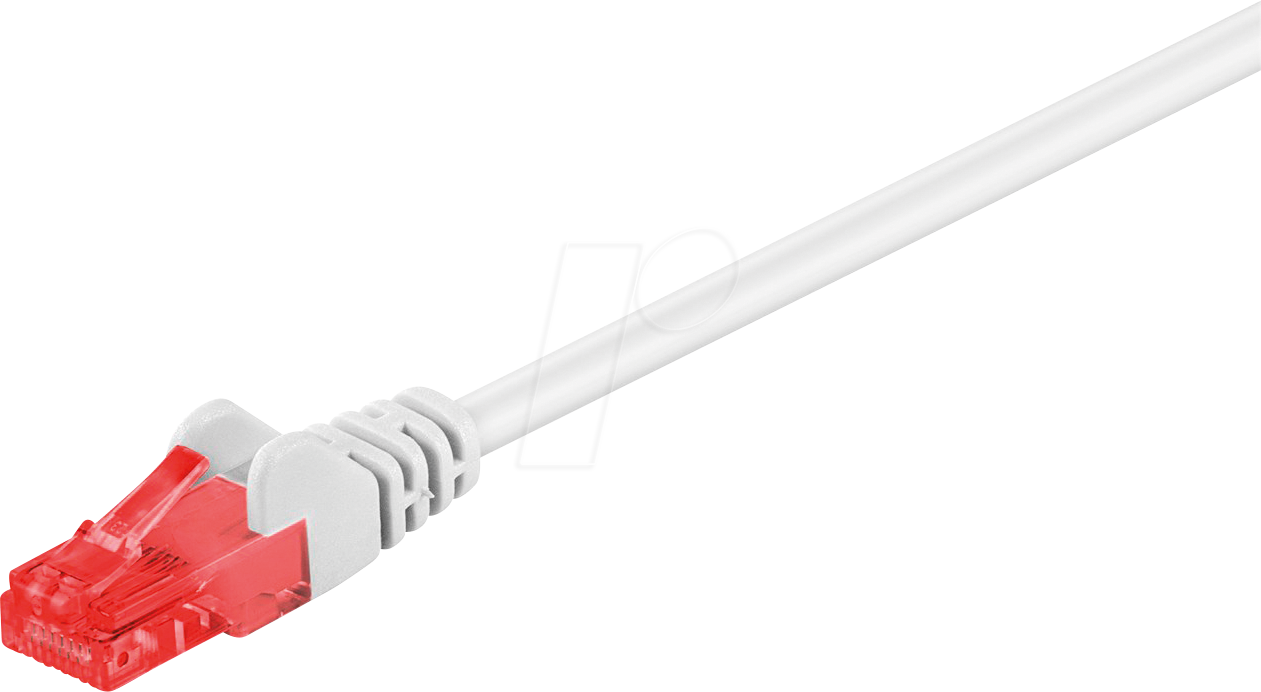 Thumbnail - GOOBAY 68636 - Cat.6 Patchkabel, U/UTP, 3 m, weiß