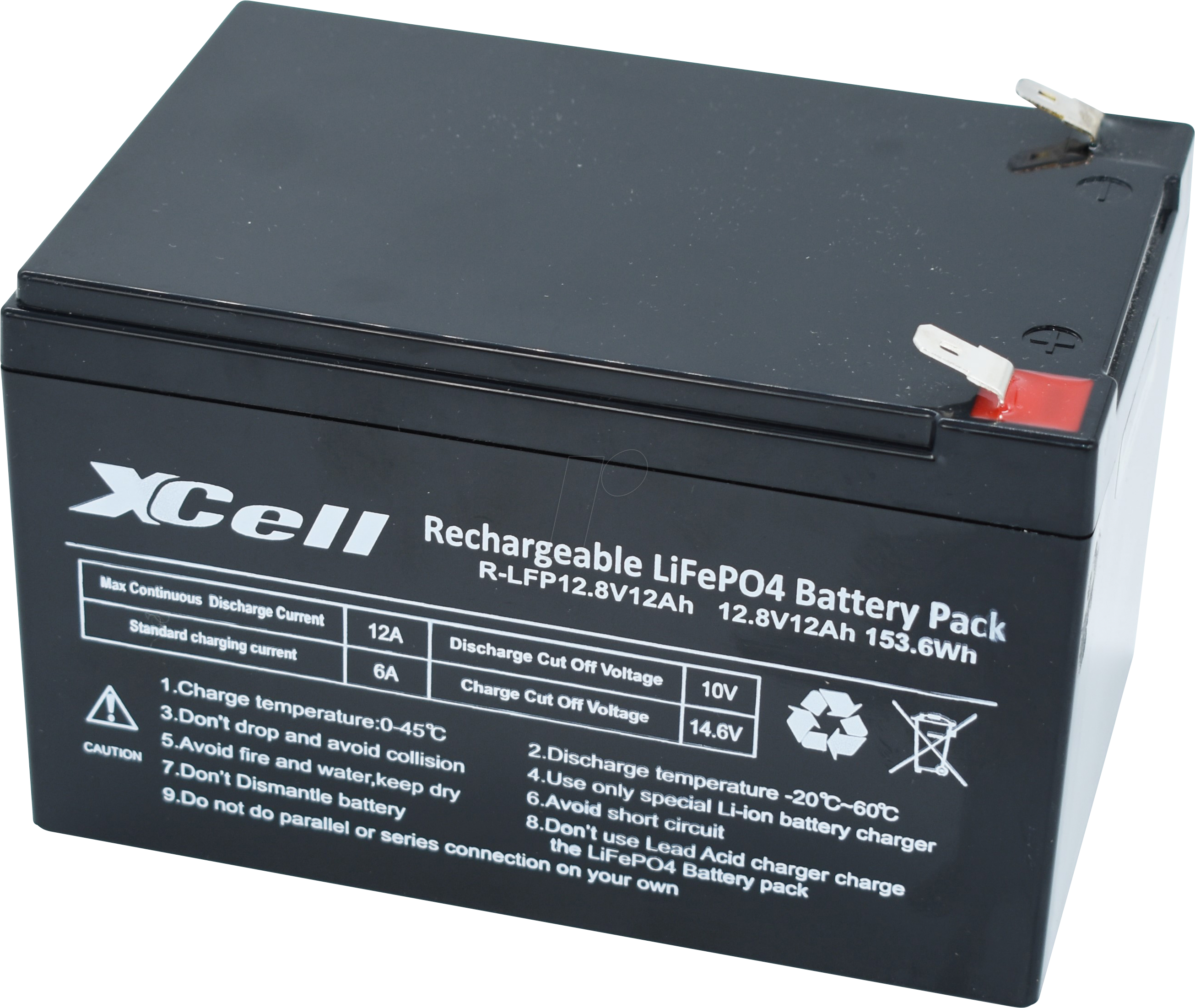 XCELL LFP1212L - Xcell LFP Akku 12V 12 Ah