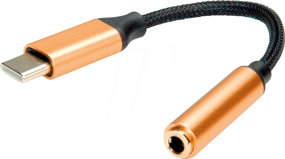 ROLINE 12033223 - Adapter, USB-C™ Stecker -> Klinkenbuchse