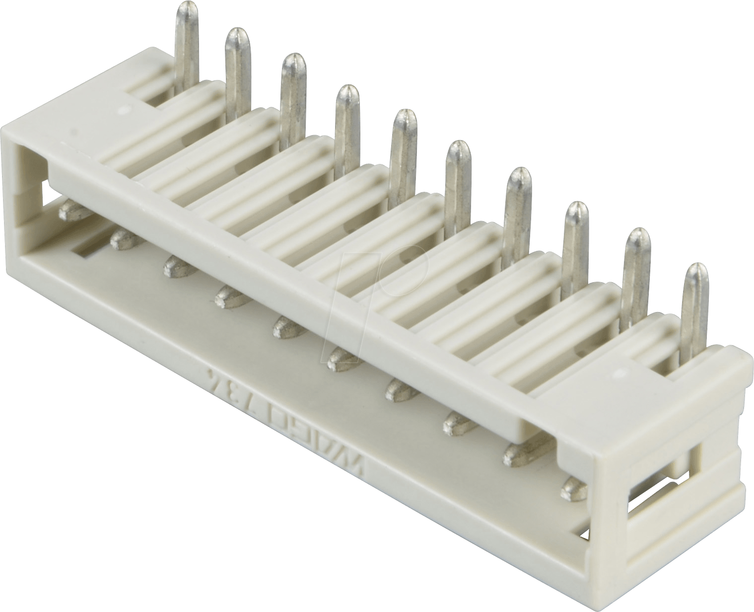 WAGO 734-170 - Print-Stiftleiste, Mini, RM 3,5, gewinkelt, 10-pol.