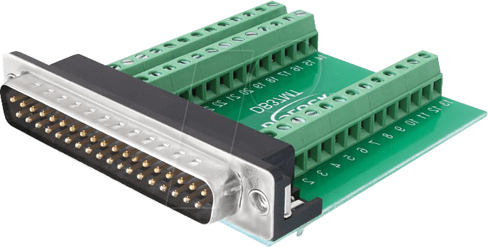 DELOCK 65320 - Sub-D 37 Pin Stecker > Terminalblock 39 Pin