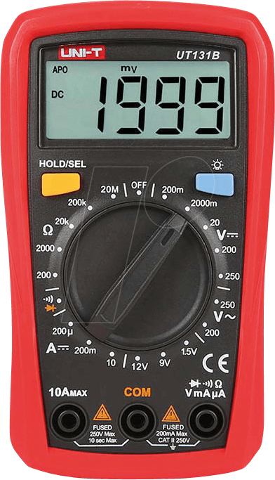 UT 131B - Multimeter, digital, 2000 Counts, Palm size