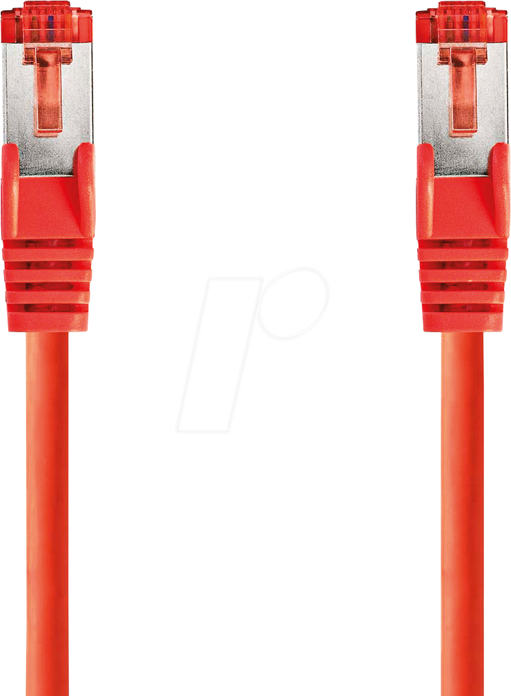 N CCGL85221RD025 - Patchkabel, Cat.6, S/FTP, 0,25 m, rot