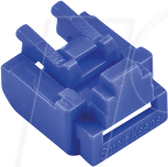 SK NL03P2DB - Port Schloss, RJ45, 100 Stück, dunkelblau