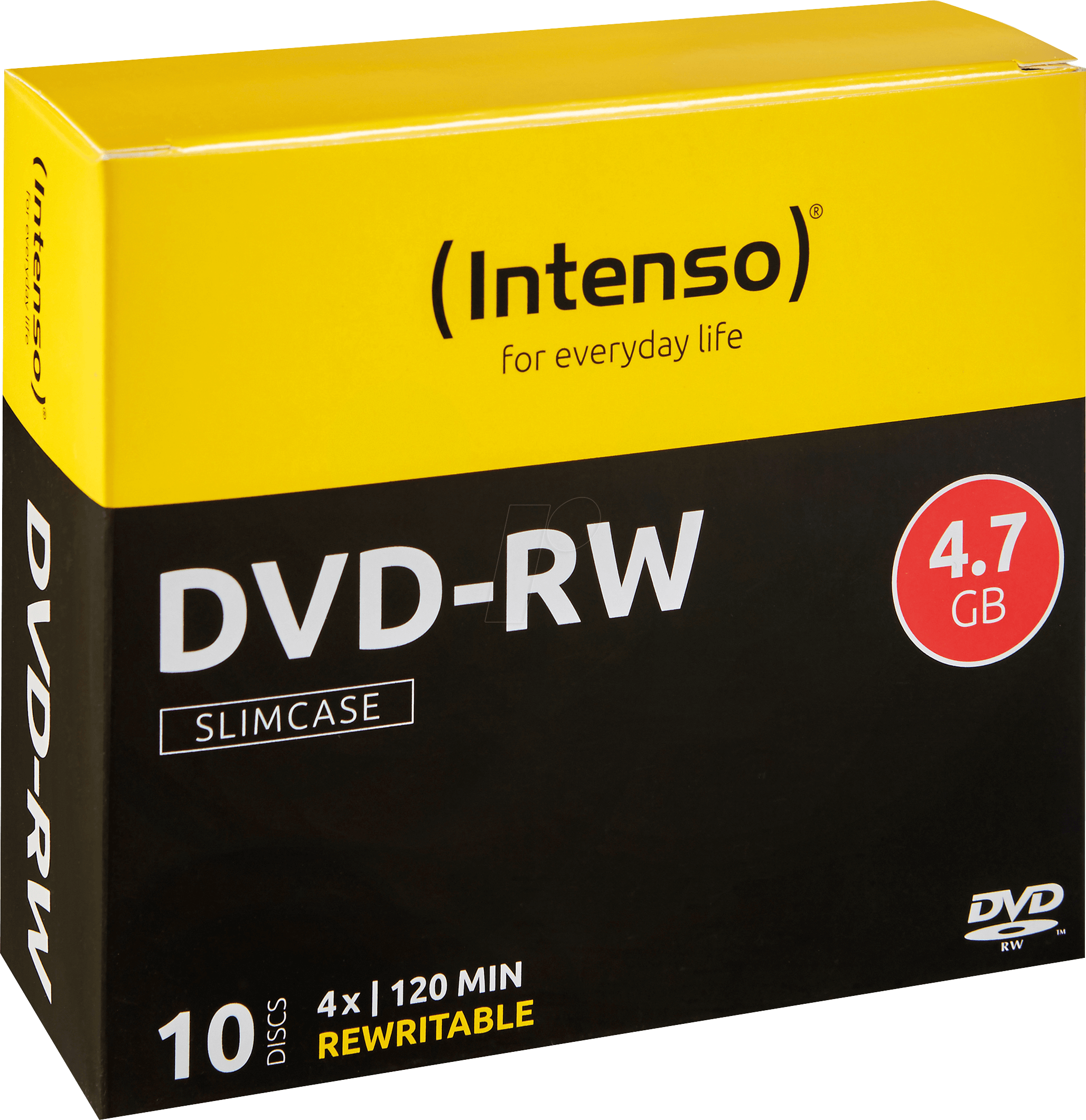 DVD-RW4,7 INT10 - DVD-RW 4,7GB, 4x Speed, wiederbeschreibbar