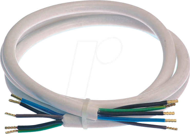 AS-SCHWABE 70865 - Herdanschlussleitung, 5x1,5mm², 1,5 m