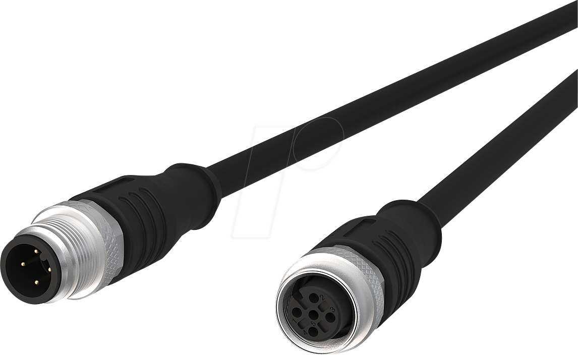 MC 142MFA12010 - Sensorleitung, M12, 4 pol, St > Ku, 1 m