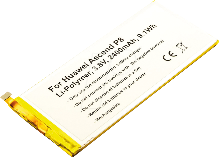 AKKU 30674 - Smartphone-Akku für Huawei-Geräte, Li-Po, 2400 mAh