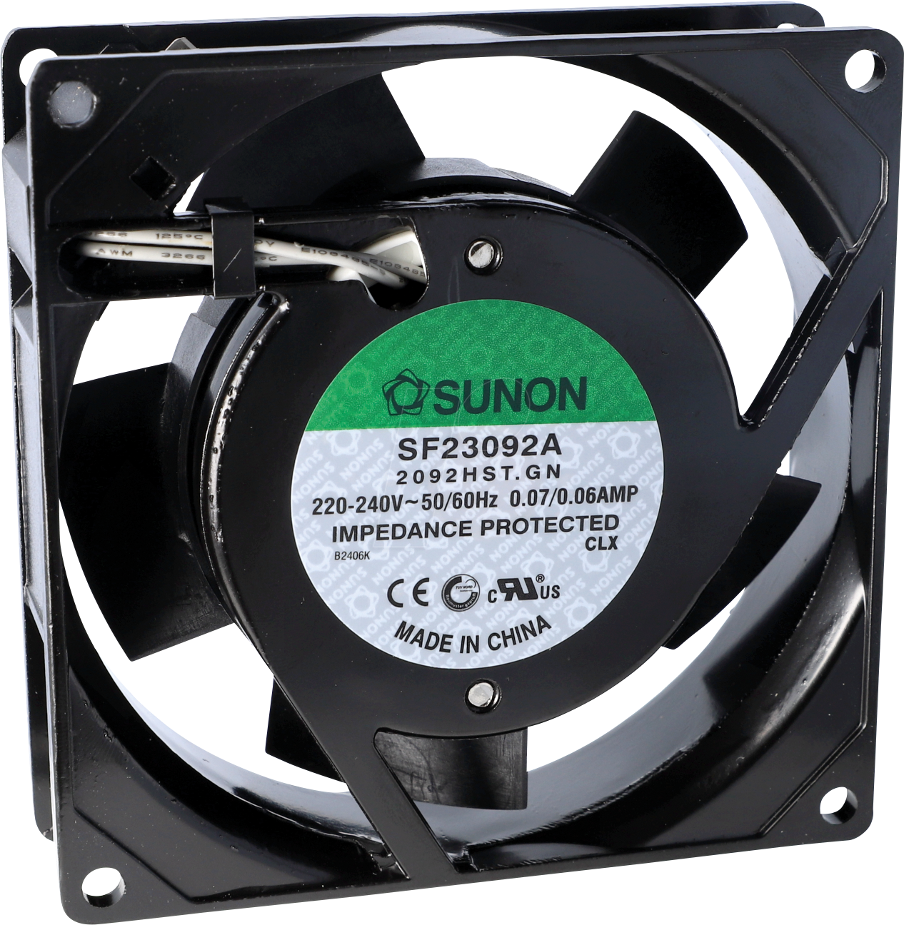 SF23092A2092HSL - Lüfter, 230 VAC, 92x92x25mm