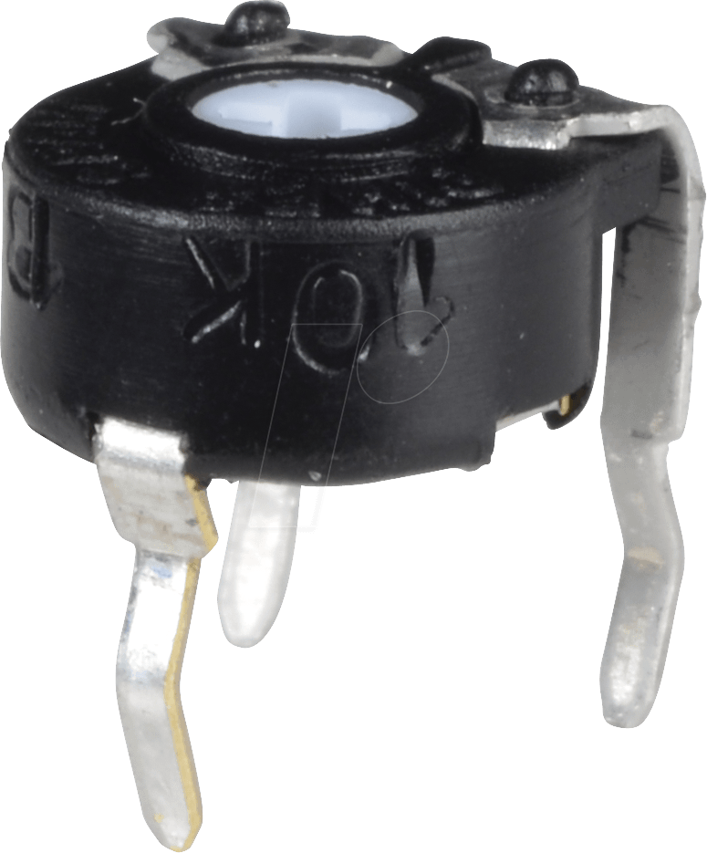 PT 6-L 500K - Einstellpotentiometer, liegend, 500 kOhm, 6 mm