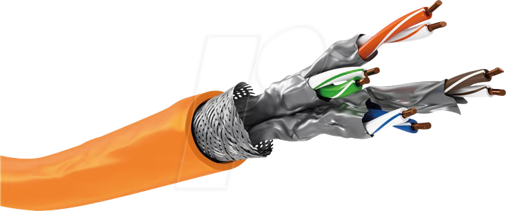 GOOBAY 75713 - Cat.7a Verlegekabel S/FTP PiMF, 50 m