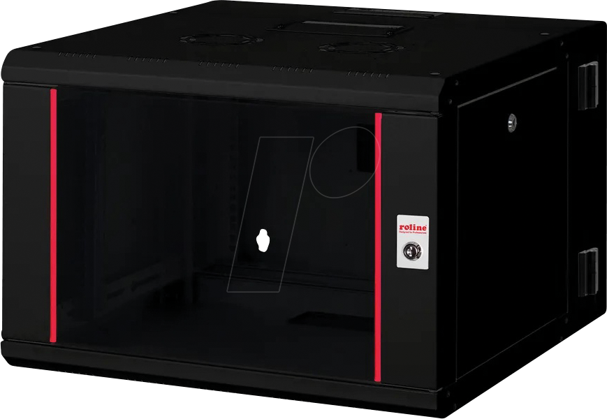 ROLINE 26210180 - 19'' Wandgehäuse, 7 HE, Tiefe 600mm, schwarz