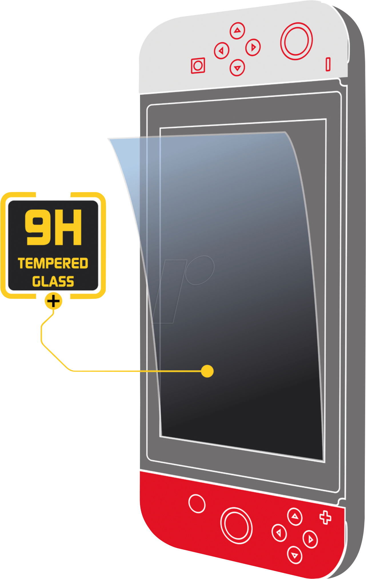 Thumbnail - STPL JVASWI00008 - Steelplay Bildschirmschutzglas, Switch