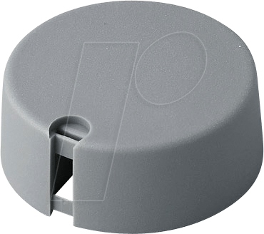 OKW TK-40-6 GR - Potentiometerknopf für Achse Ø 6/35 mm, grau