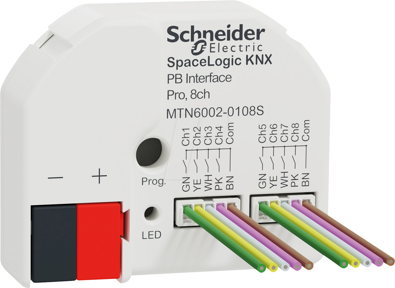 SE MTN6002-0108S - SpaceLogic KNX Secure Tasterschnittstelle, 8-fach, Pro
