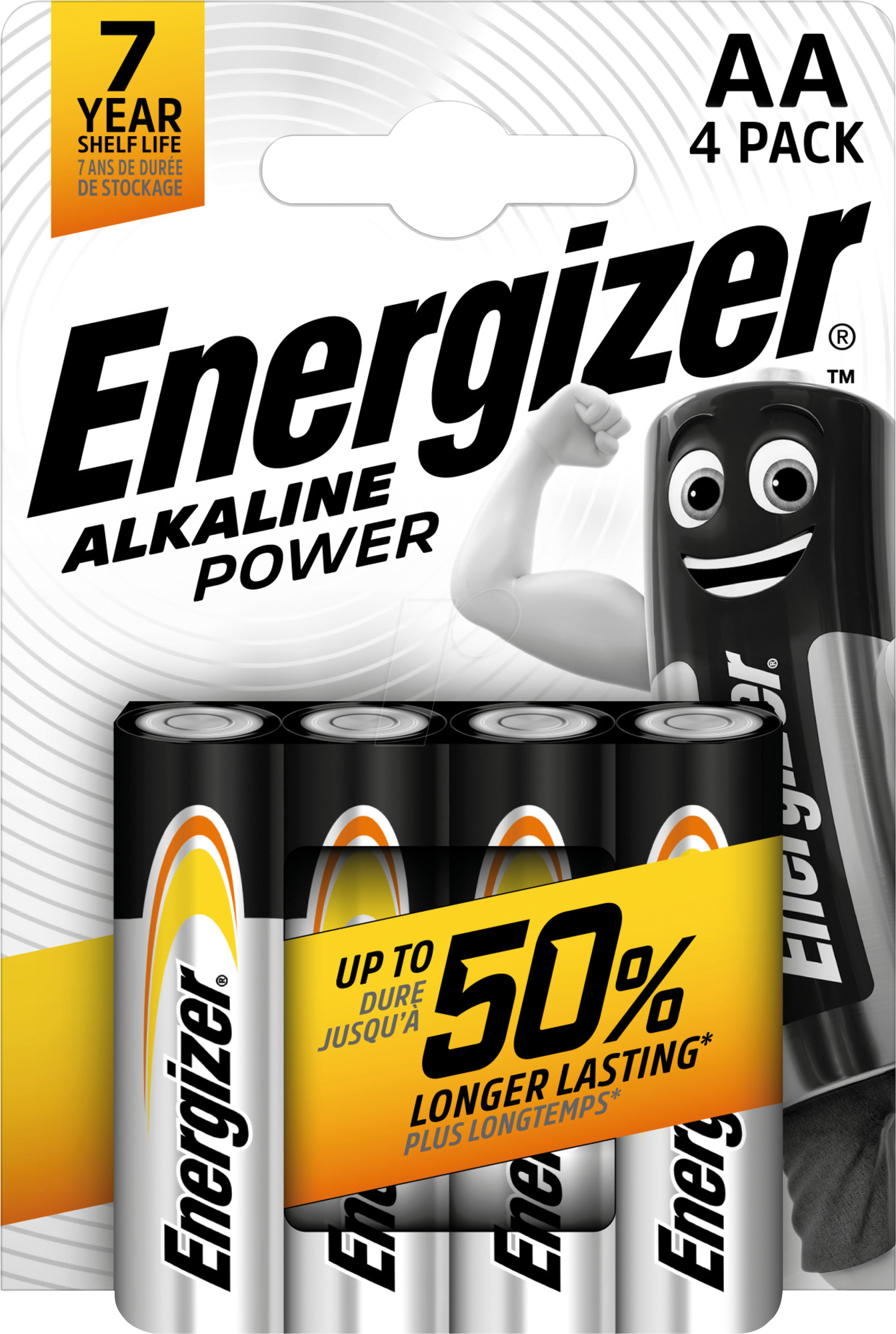EN POW 4XAA - Power, Alkaline Batterie, AA (Mignon), 4er-Pack