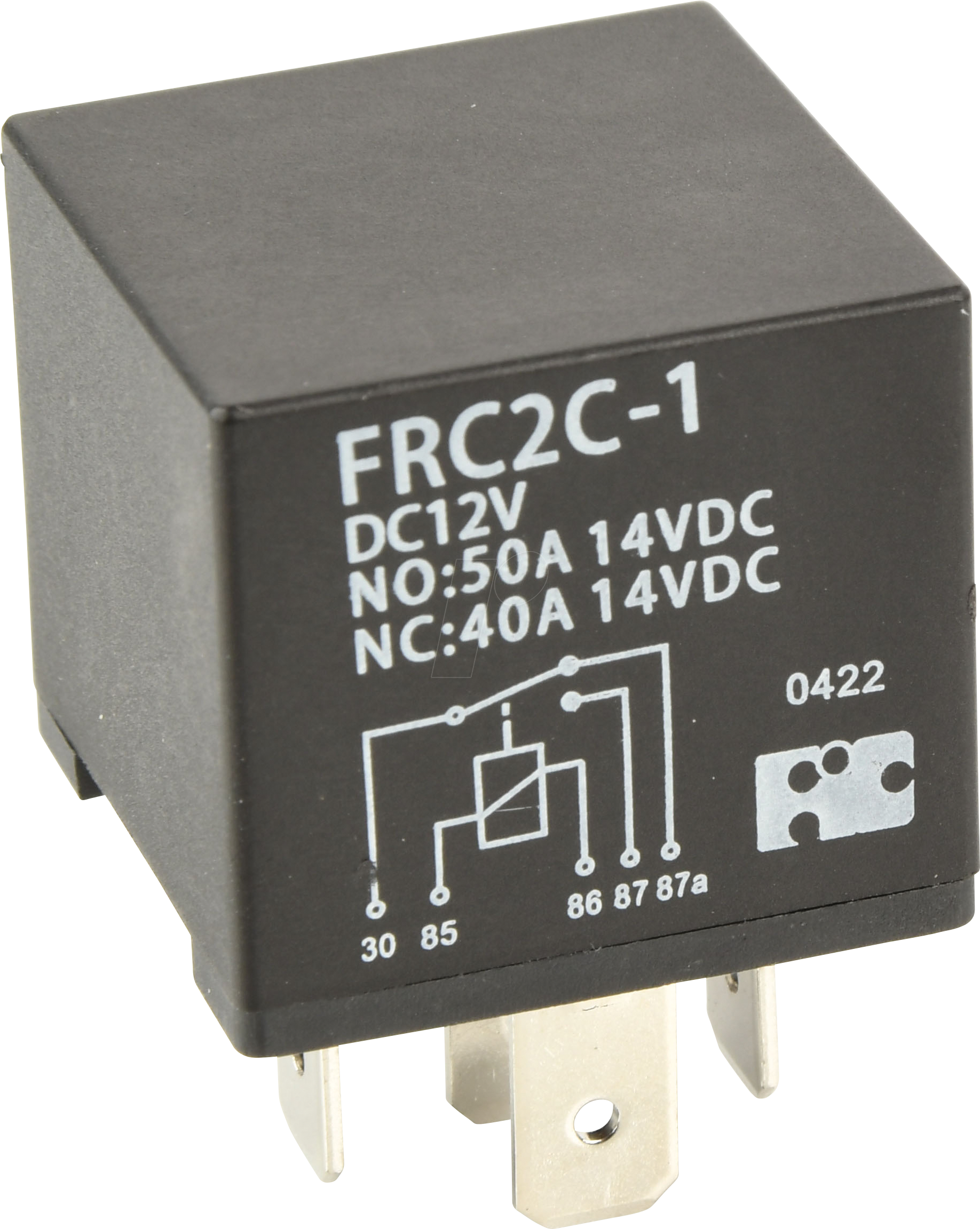 FRC2 C 12-1 - 50A Hochstromrelais FRC2 12V, 1 Wechsler