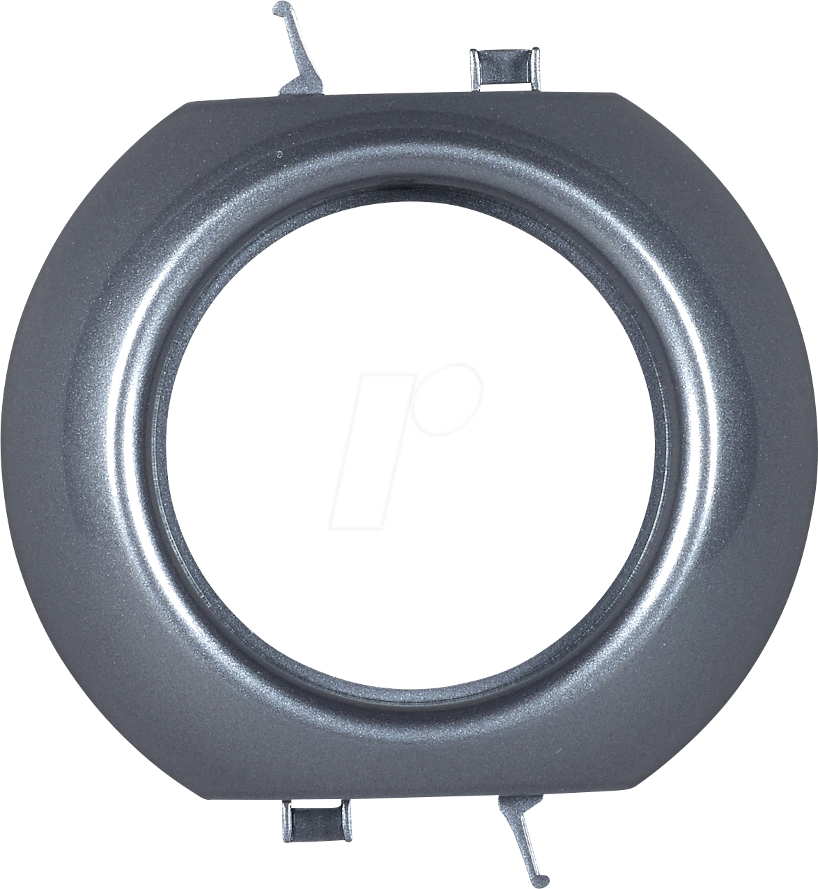 ELSO WDE011442 - Mittelrahmen, Silber-Effekt, rund, Renova, Retro-Design