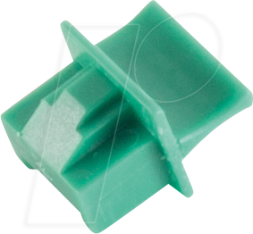 SHVP BS08-010251 - RJ-45 Staubschutz, VE10, grün