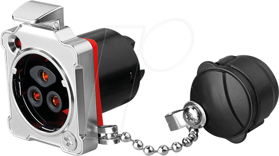 GC IC02-24P304 - Industrie-Kupplung - S2 - Power, 3-Pin