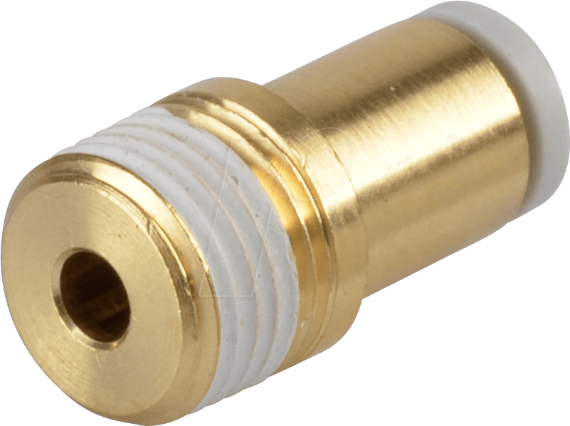 KQ2S04-01AS - Steckverschraubung, gerade, mit Innensechskant, R1/8 Ø 4 mm