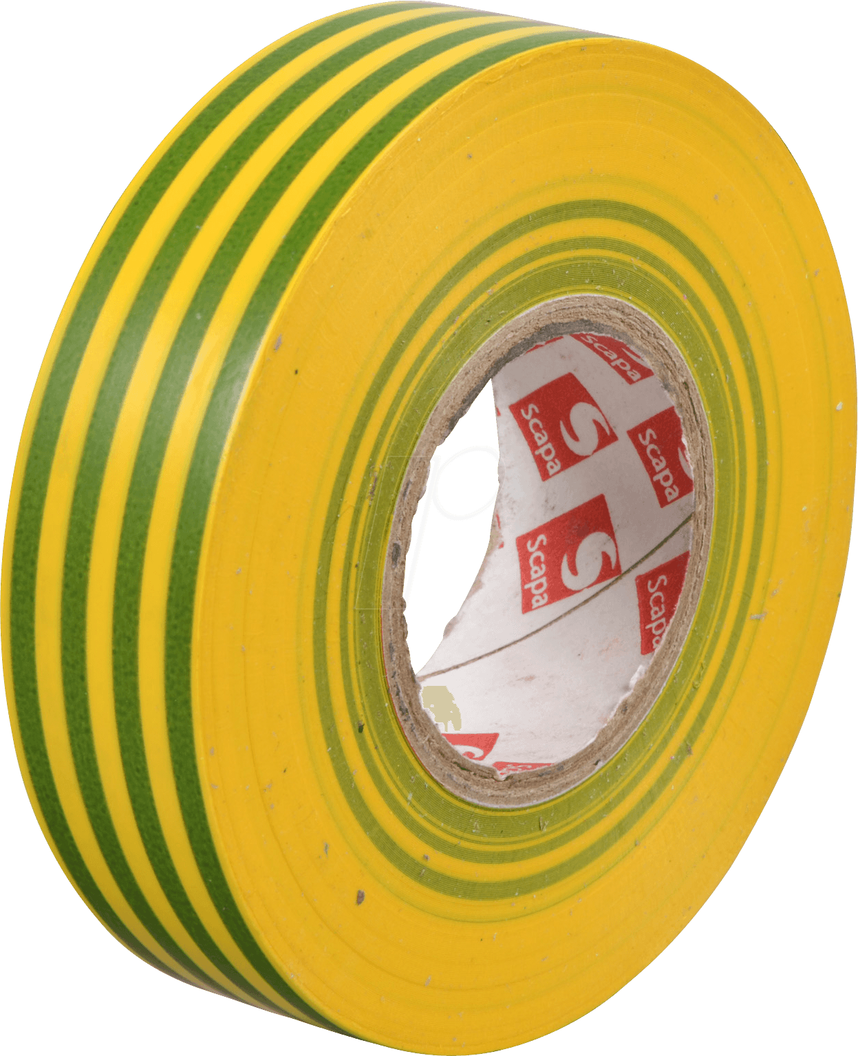 ISOBAND 19 GNGE - VDE-Isolierband, 25 m, Breite: 19 mm, grün/gelb
