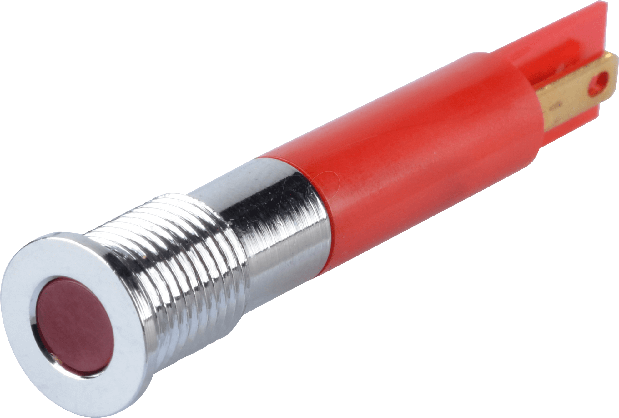 Thumbnail - APM Q8F1C R12E - LED-Signalleuchte, rot, 12 V, Ø 8 mm, bündig, FASTON