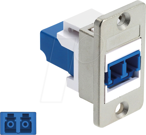 DELOCK 91092 - LC Duplex Einbaubuchse / Buchse
