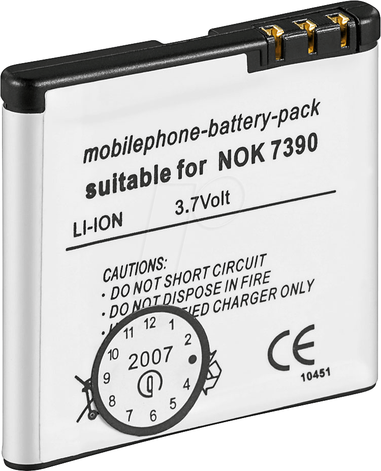 AKKU NOK 6 - Smartphone-Akku für Nokia-Geräte, Li-Ion, 840 mAh