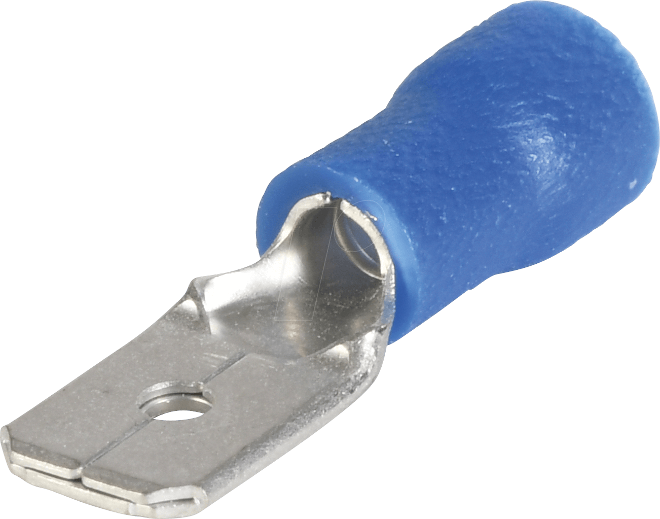 VT FS-B-6,35 - Flachstecker, Breite: 6,35mm, blau