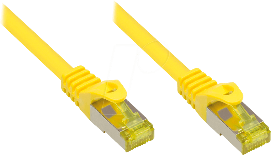 GC 8070R-005Y - Patchkabel - Cat.7 Rohkabel, gelb, 0,5 m