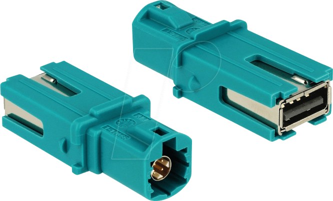 DELOCK 89896 - HF-Adapter, HSD Z Stecker > USB 2.0 Typ-A Buchse