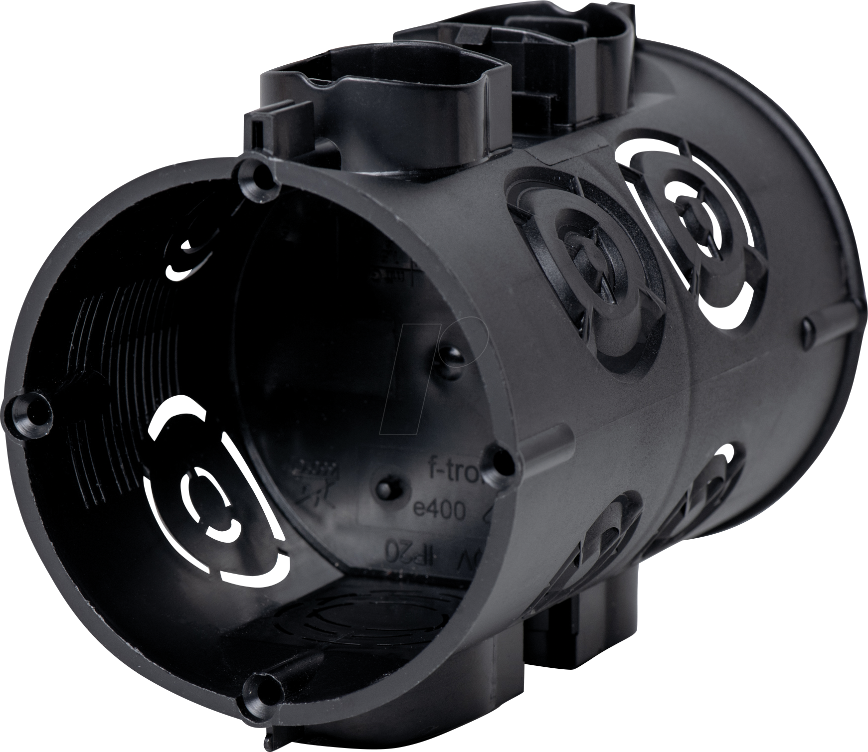 EL E400 - UP Geräte-Doppeldose tief, ohne Schrauben