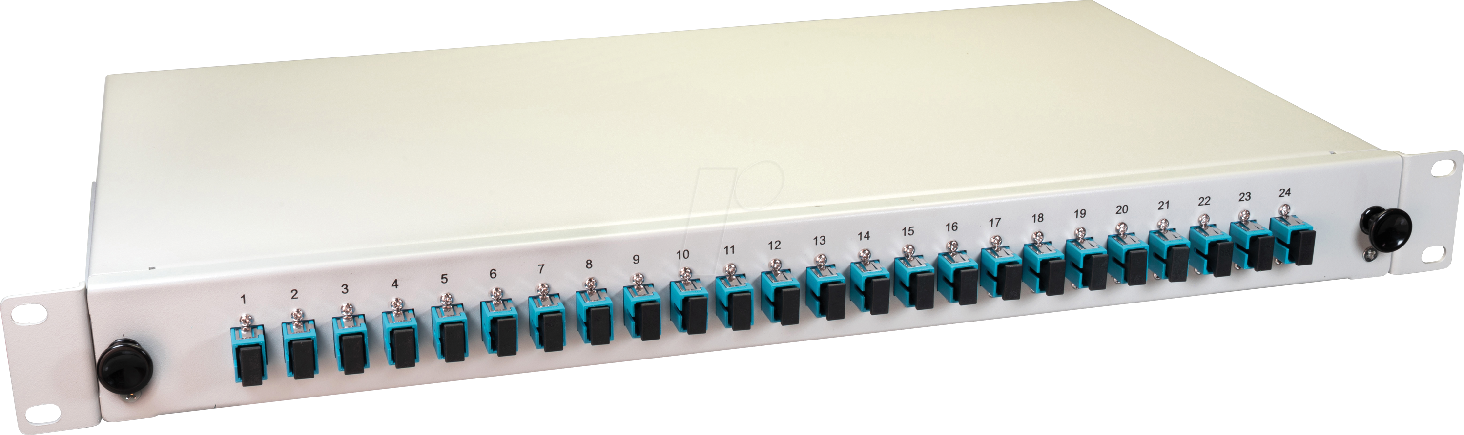 LW 24G50OM3SC - 19'' LWL Spleißbox, 24x SC OM3, 1HE