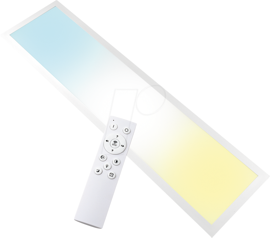 Thumbnail - LX-10025-CCT-WS - LUXULA LITEQ 100, LED-Panel mit Fernbedienung, weiß