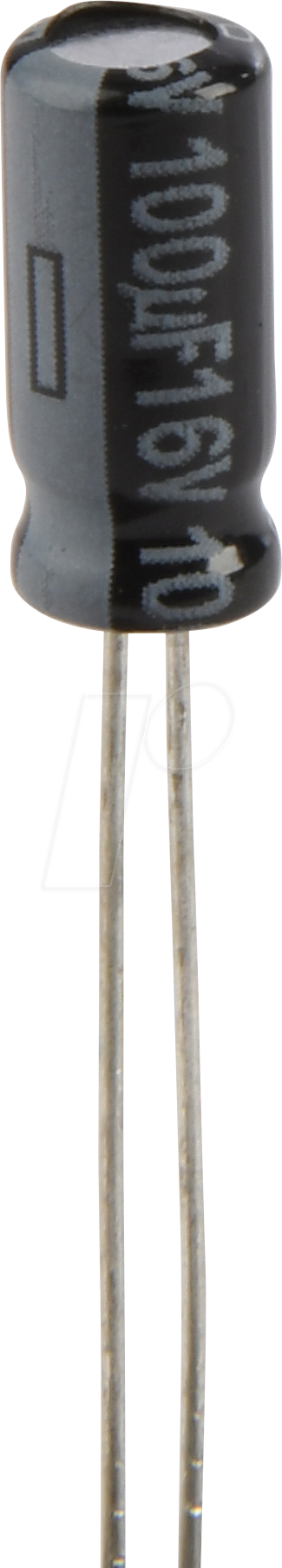 FR-A 100U 16B - Elko radial, 100µF, 16V, 105°C, low ESR