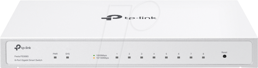 Thumbnail - TPLINK FS308G - Switch, 8-Port, Gigabit Ethernet